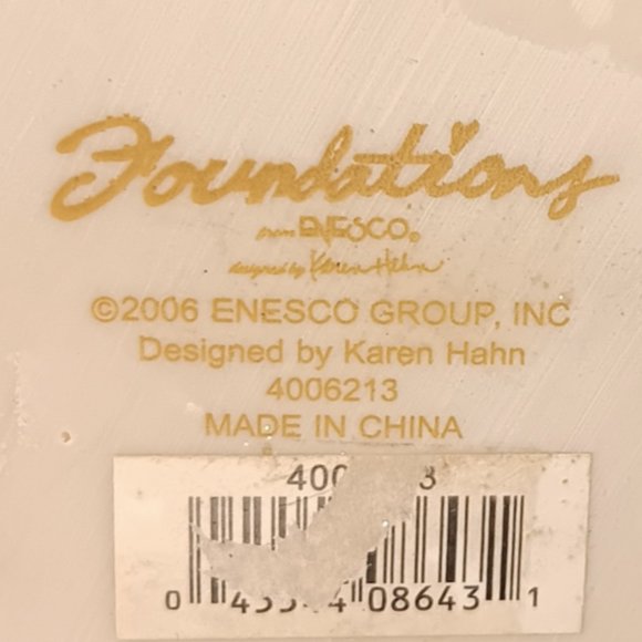 Enesco Foundations Angel Playing Violin Christmas Angel Figurine - Picture 11 of 11